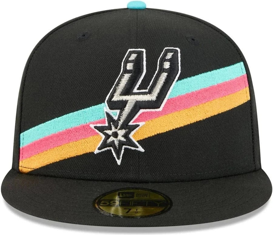 New Era San Antonio Spurs Black 2025/26 City Edition 59FIFTY Fitted Hat - Men's - Image 2