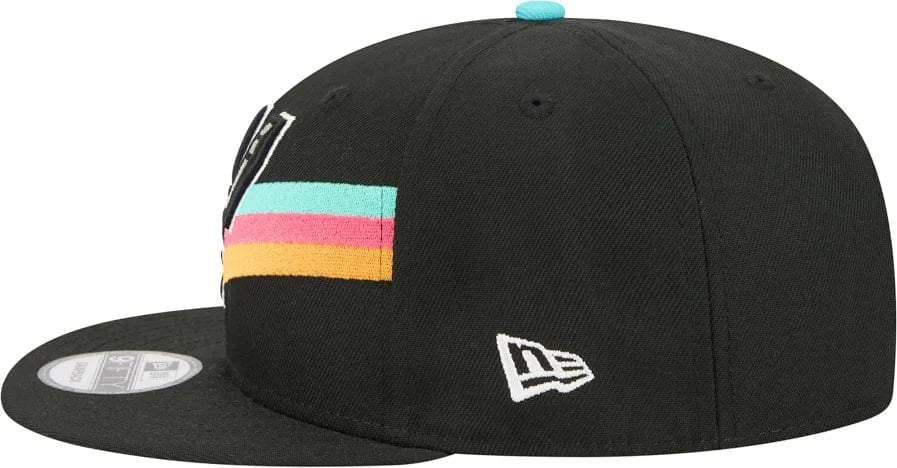 New Era San Antonio Spurs 2025/26 City Edition Black 9FIFTY Snapback Hat - Men's - Image 3