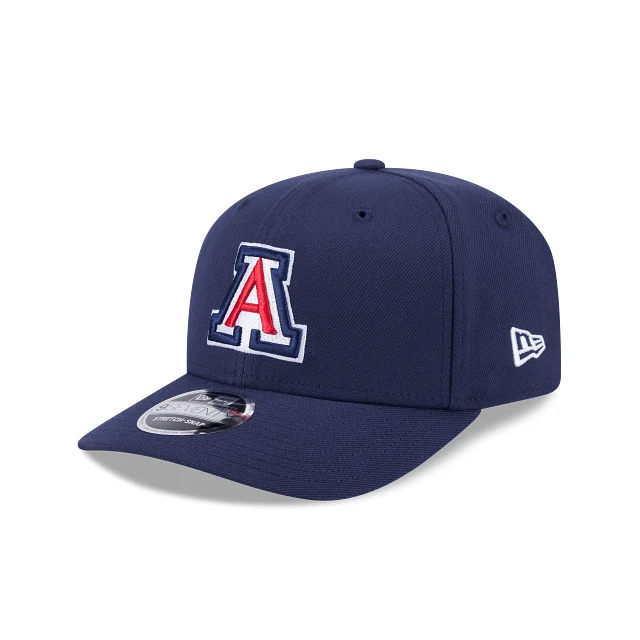 Adult Arizona Wildcats New Era Navy Replica Team Logo 9SEVENTY Stretch-Snapback Hat - Men's