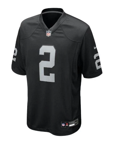 Adult Ashton Jeanty Las Vegas Raiders Nike Black Game Jersey - Men's - Image 3