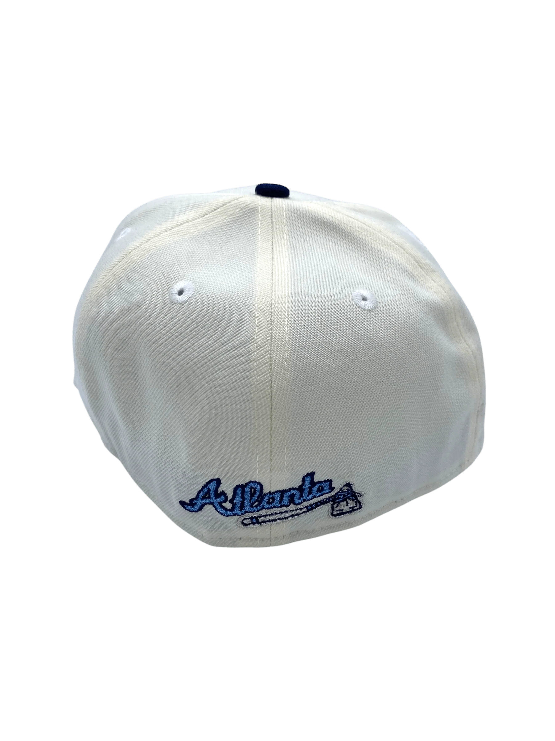 Adult Atlanta Braves New Era Chrome Custom Side Patch 59FIFTY Fitted Hat - Men's - Image 7