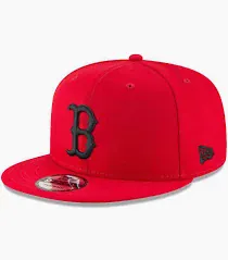 Adult Boston Red Sox New Era Red and Black Collection 59FIFTY Fitted Hat - Men's
