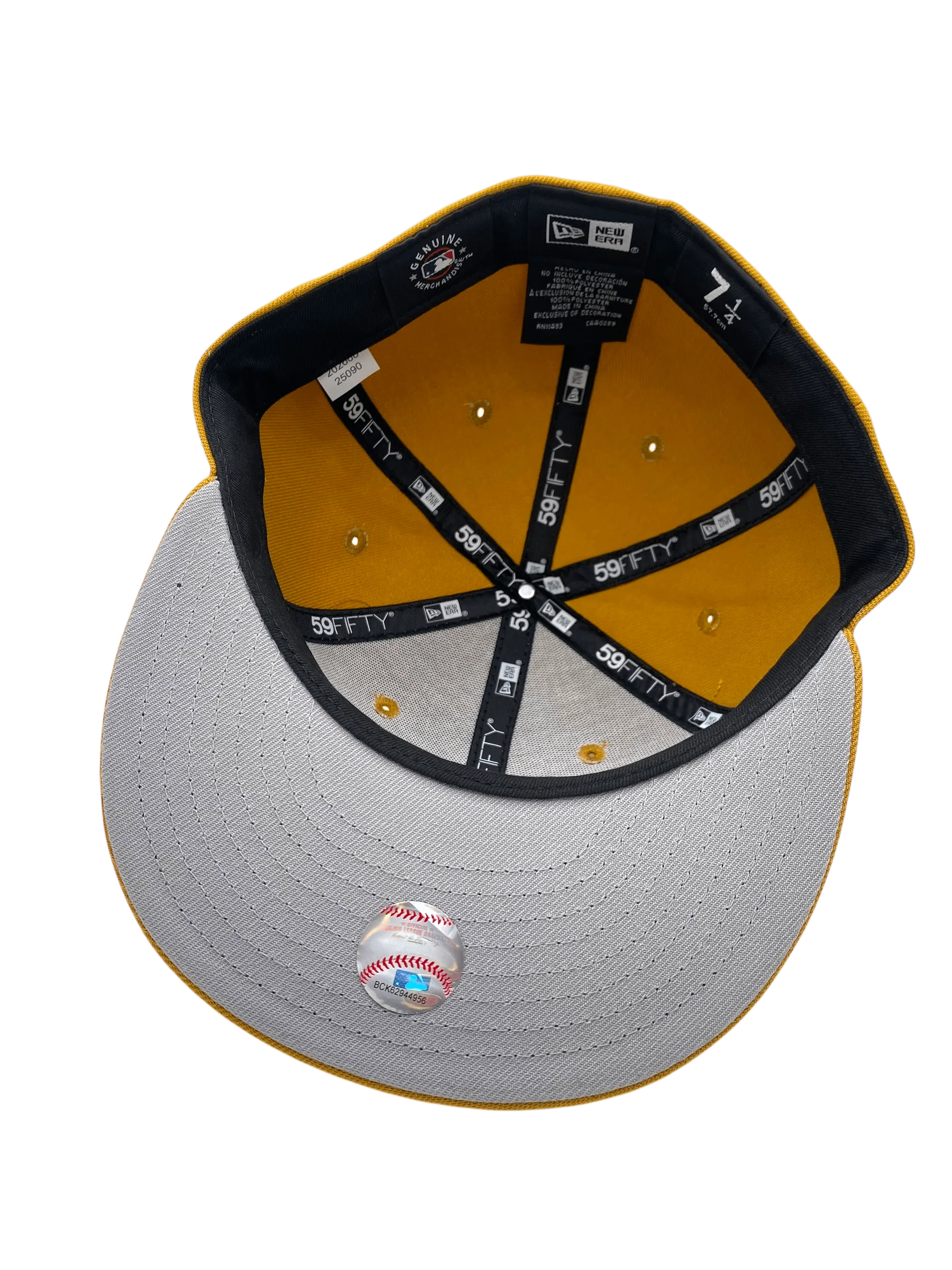 Adult Boston Red Sox New Era Tan/White Basic 59FIFTY Fitted Hat - Men's - Image 2