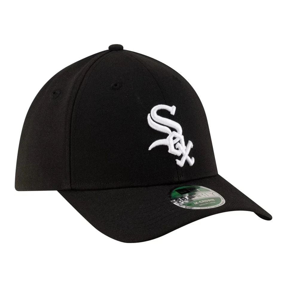 Adult Chicago White Sox New Era Black Player Replica 39THIRTY M-Crown Flex Hat - Men's - Image 3
