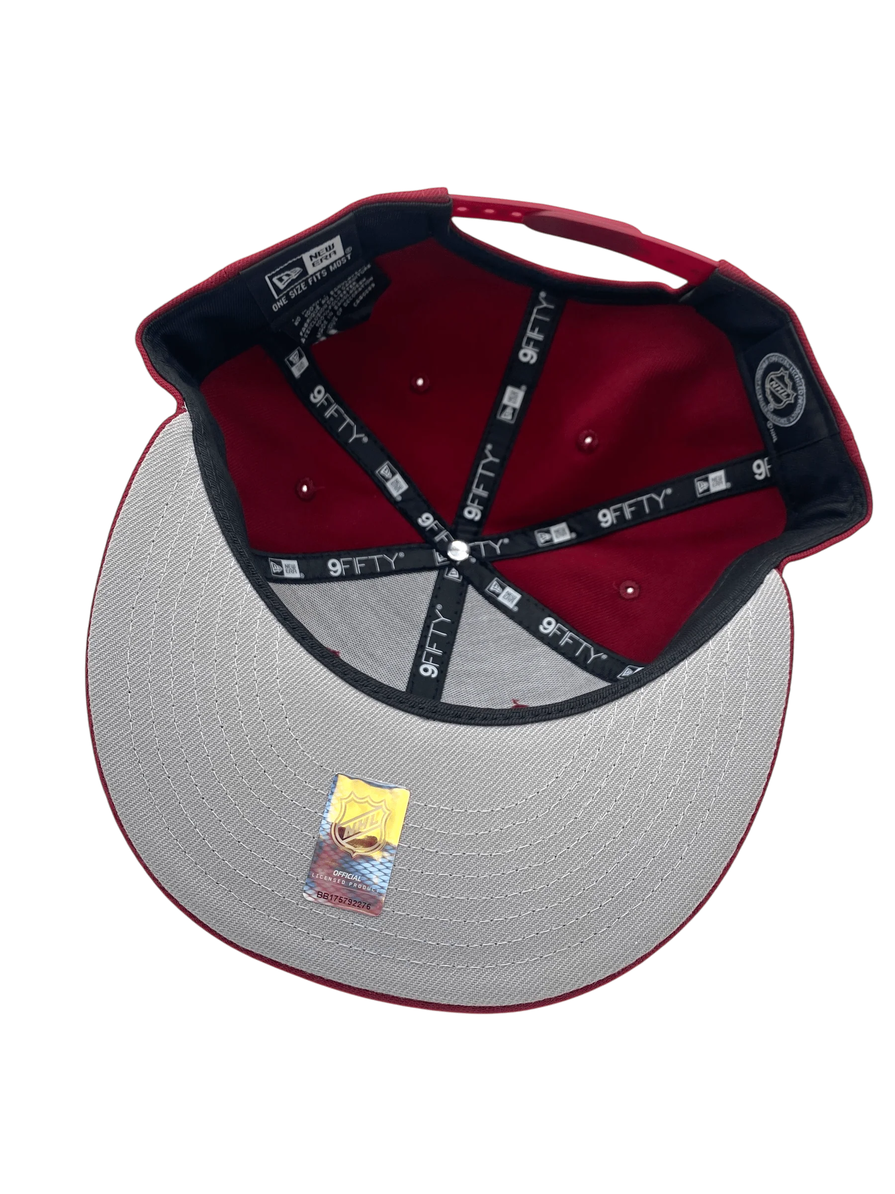 Adult Colorado Avalanche New Era Maroon NHL 9FIFTY Snapback Hat - Men's - Image 2