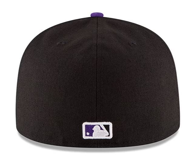 Adult Colorado Rockies New Era Black Authentic Collection On-Field 59FIFTY Fitted Hat - Men's - Image 3