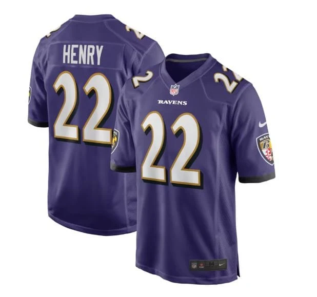 Adult Derrick Henry Baltimore Ravens Nike Purple Game Jersey - Men's