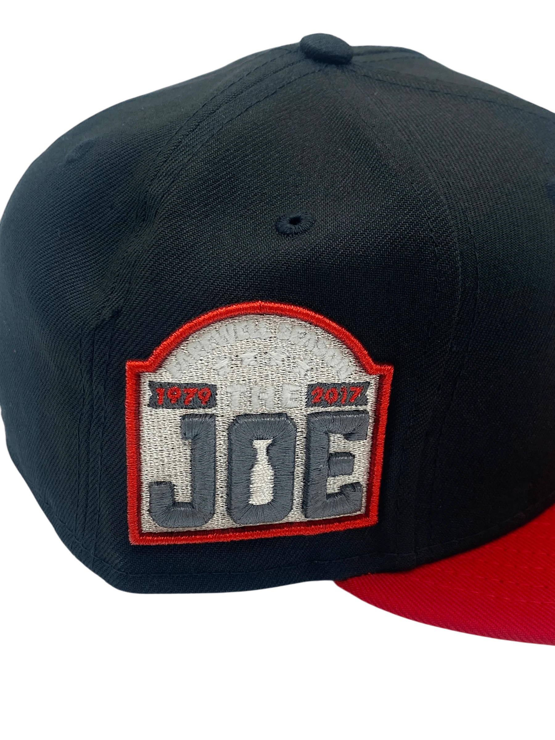 Adult Detroit Red Wings New Era Black/Red The Joe Custom Side Patch 59FIFTY Fitted Hat - Men's - Image 2