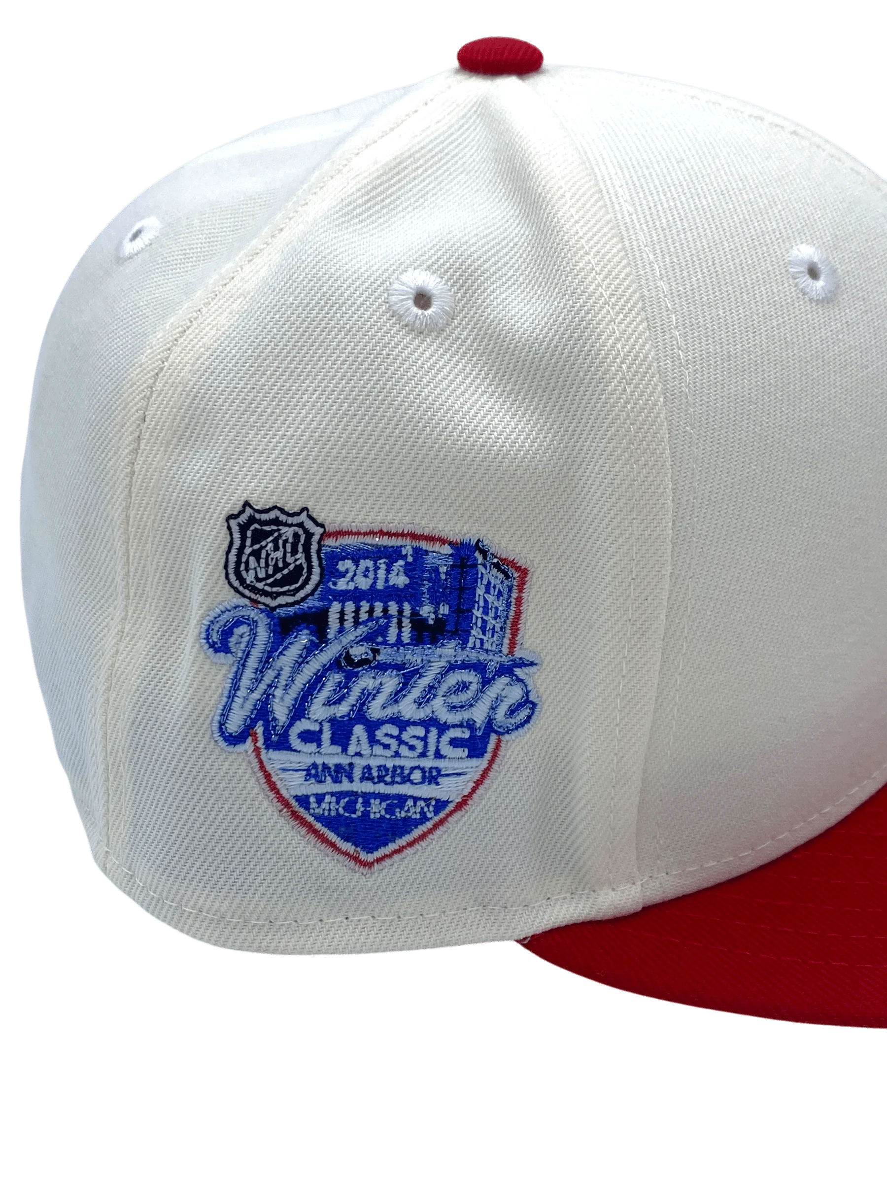 Adult Detroit Red Wings New Era Chrome Al Custom Side Patch 59FIFTY Fitted Hat - Men's - Image 2