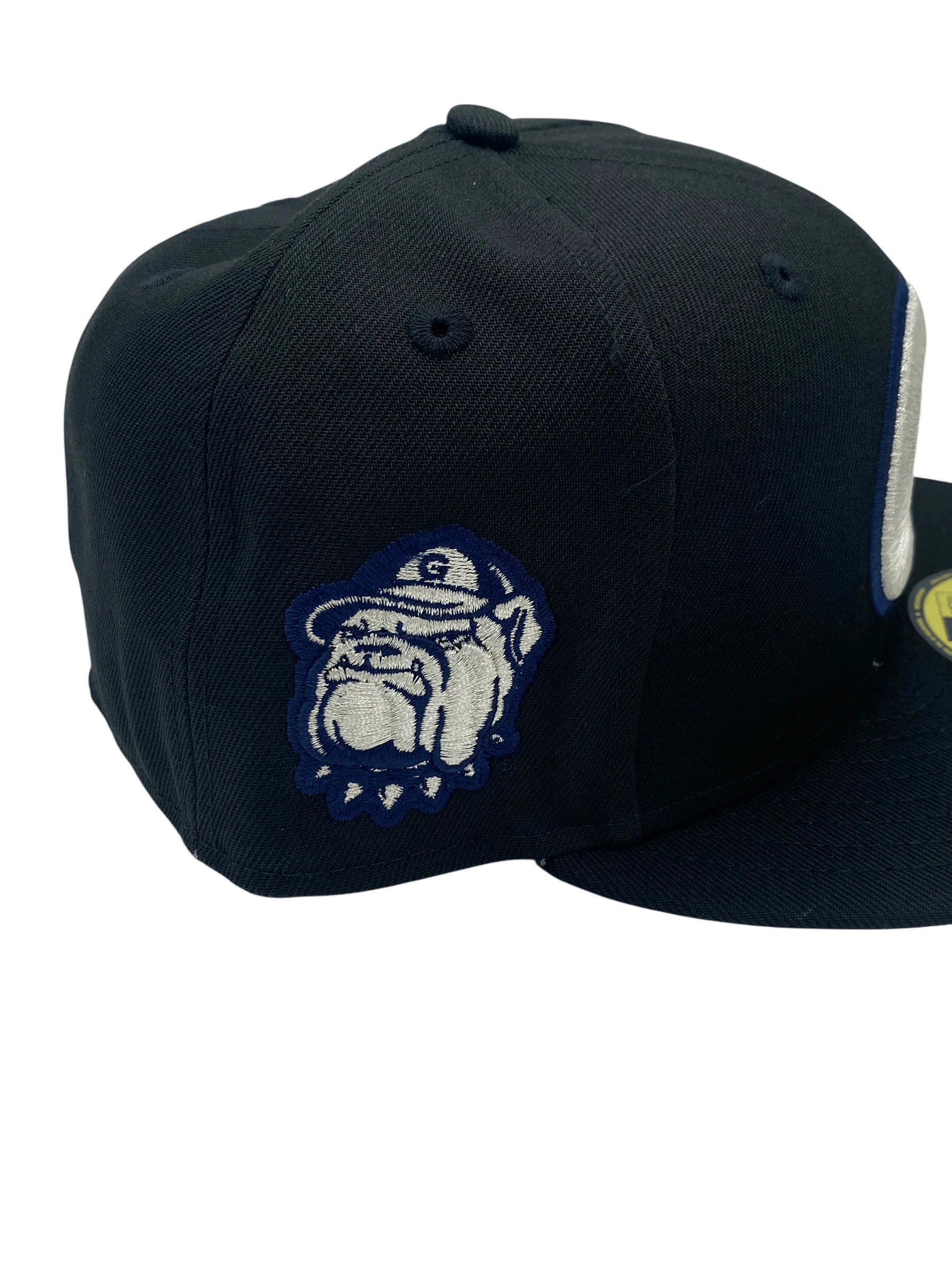 Adult Georgetown Hoyas New Era Black Big G Custom Side Patch 59FIFTY Fitted Hat - Men's - Image 3