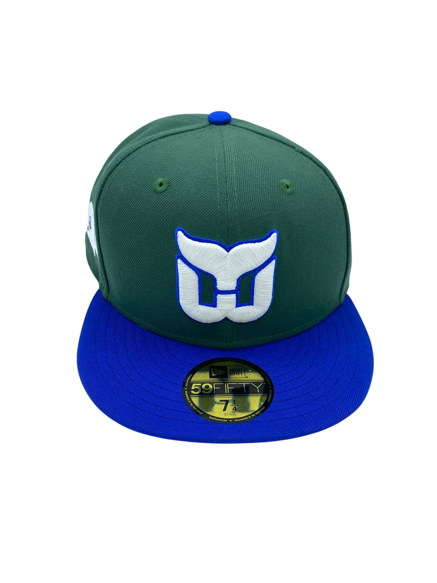 Adult Hartford Whalers New Era Green Pinky Custom Side Patch 59FIFTY Fitted Hat - Men's - Image 4