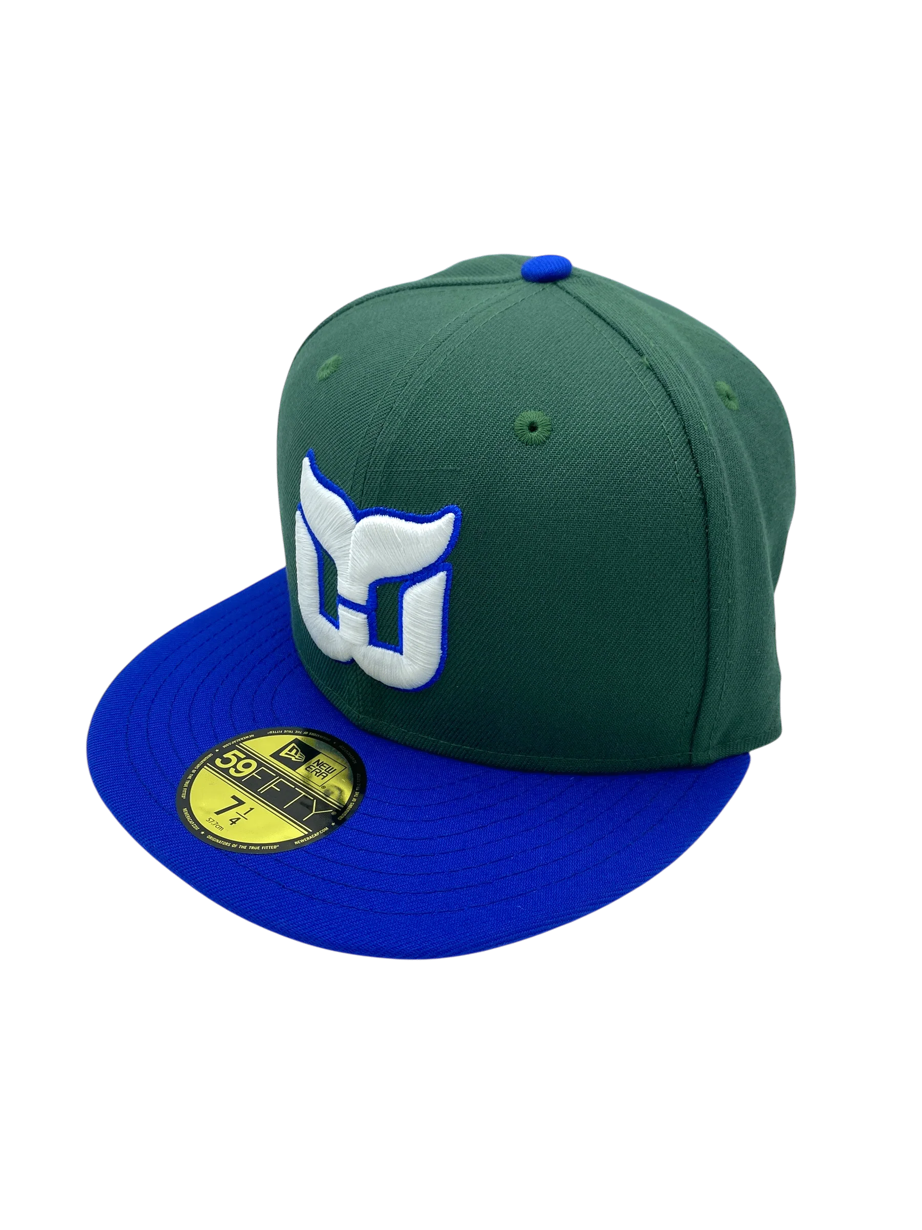 Adult Hartford Whalers New Era Green Pinky Custom Side Patch 59FIFTY Fitted Hat - Men's - Image 5