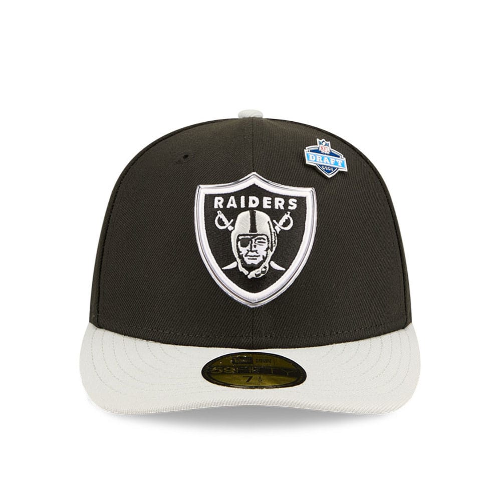 Adult Las Vegas Raiders New Era Team Color 2026 NFL Draft 59FIFTY Fitted Hat - Men's - Image 3