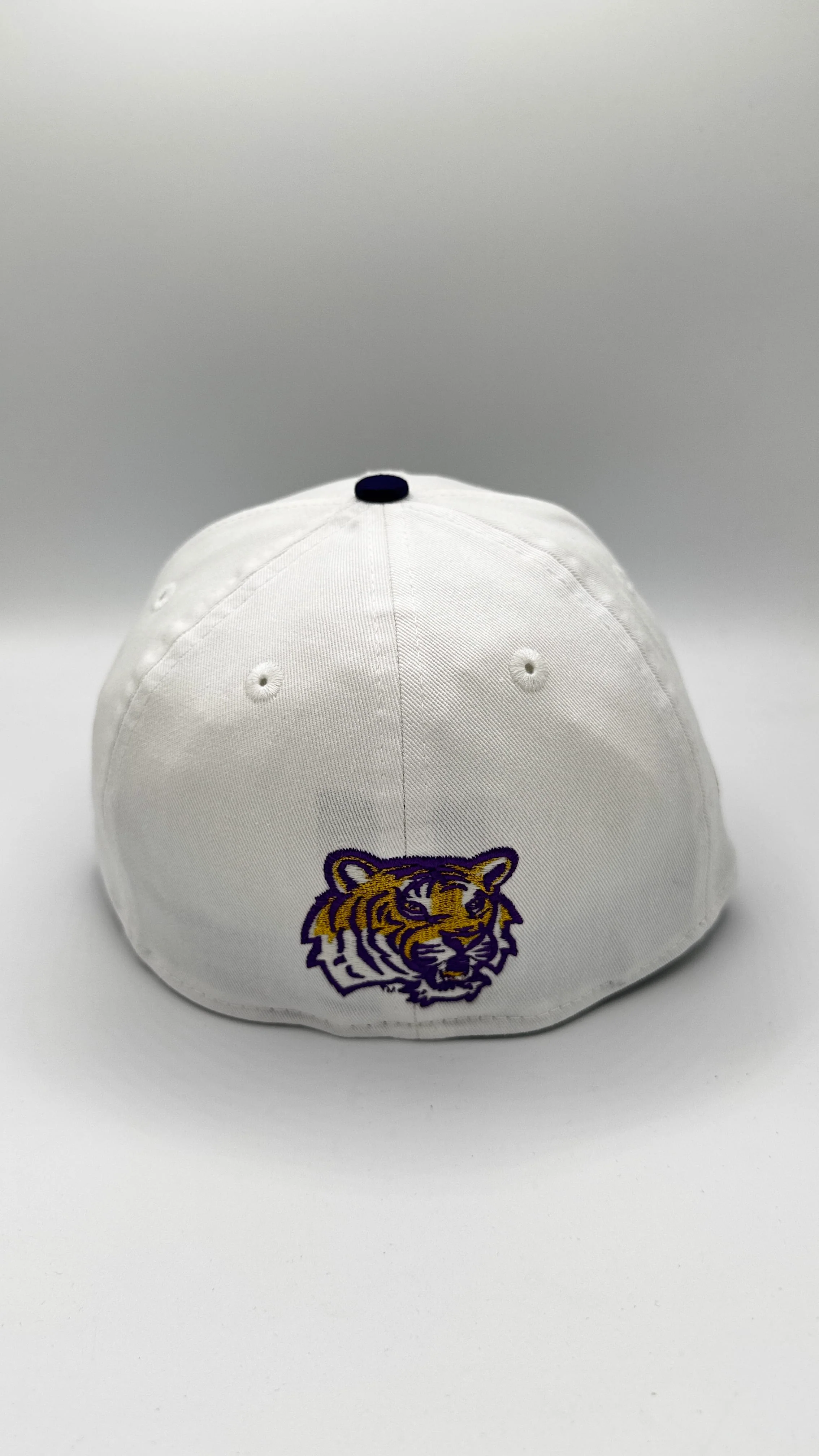 Adult Louisiana State White New Era LSU Legends #7 Custom 59FIFTY Fitted Hat - Men's - Image 4