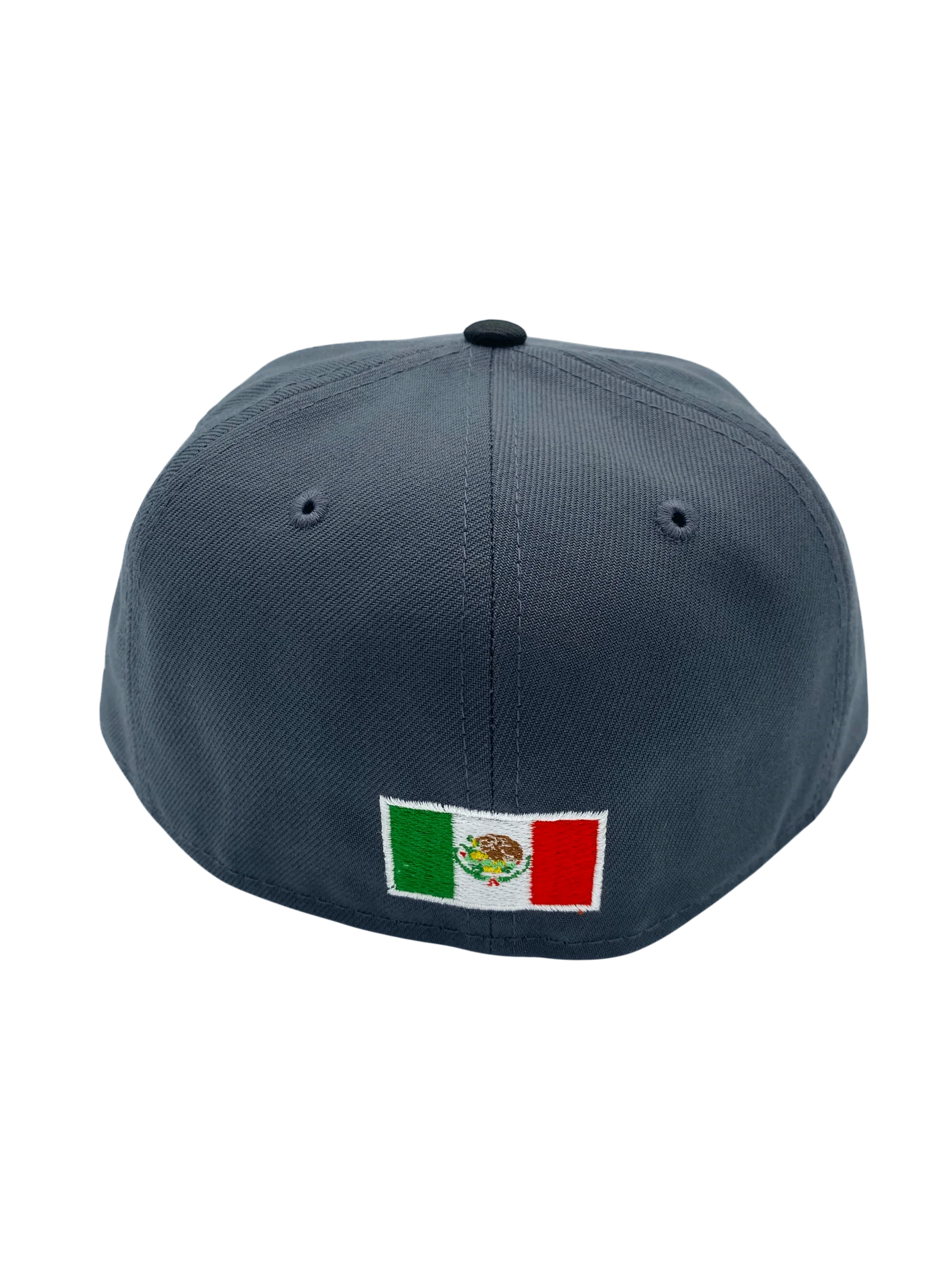 Adult Mexico New Era Gray/Black Custom 59FIFTY Fitted Hat -Men's - Image 3