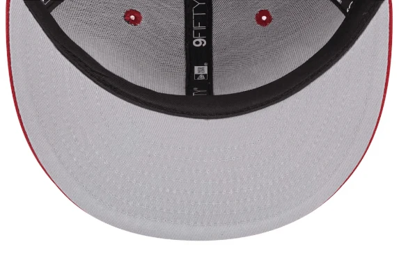 Adult Miami Heat New Era Red NBA Statement 9FIFTY Snapback Hat - Men's - Image 4