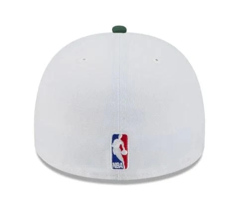 Adult Milwaukee Bucks New Era White 2025 NBA Draft 59FIFTY A-Frame Fitted Hat - Men's - Image 2