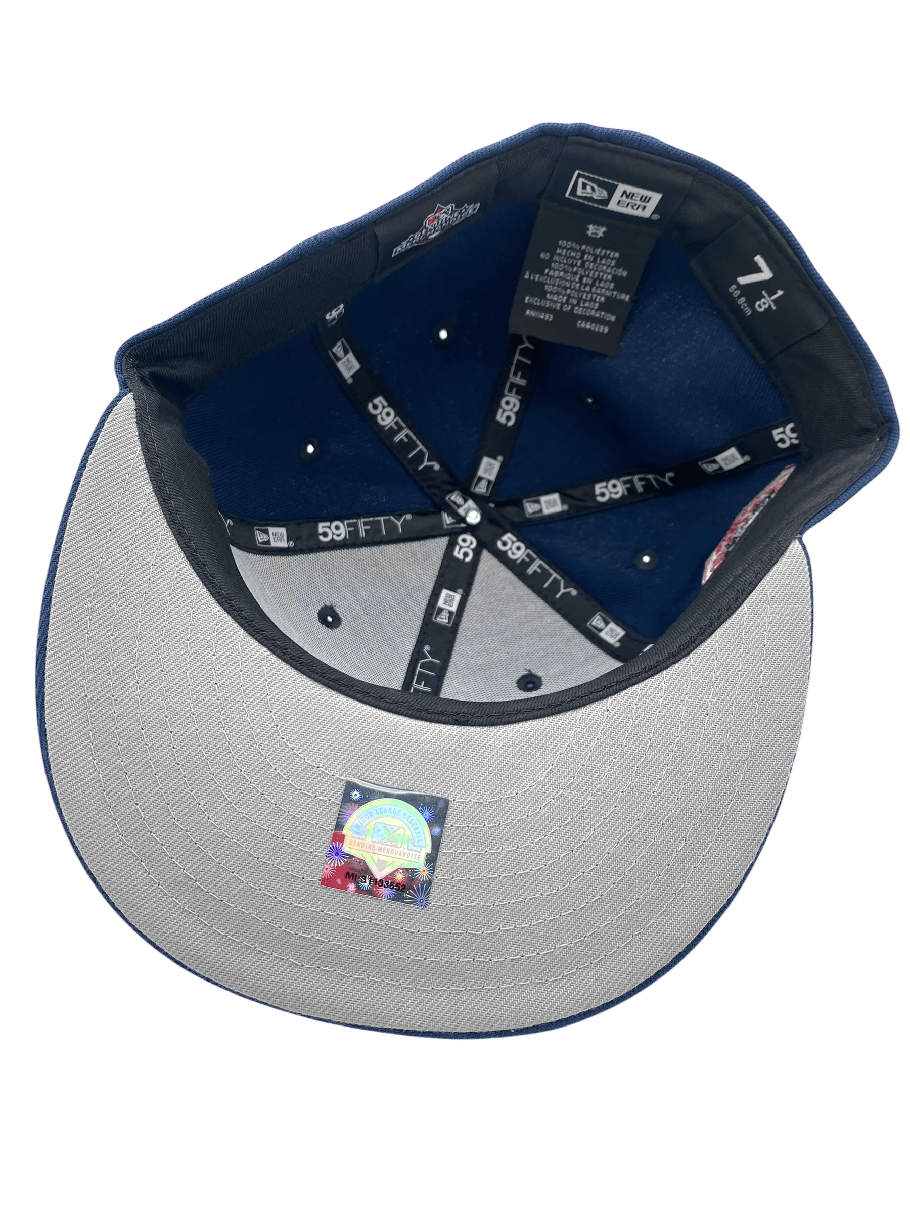 Adult Minneapolis Millers New Era Navy Side Patch 59FIFTY Fitted Hat - Men's - Image 4