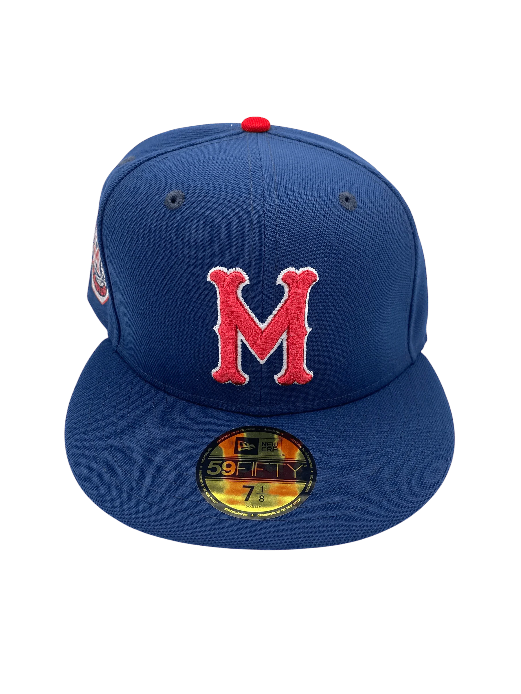 Adult Minneapolis Millers New Era Navy Side Patch 59FIFTY Fitted Hat - Men's - Image 6