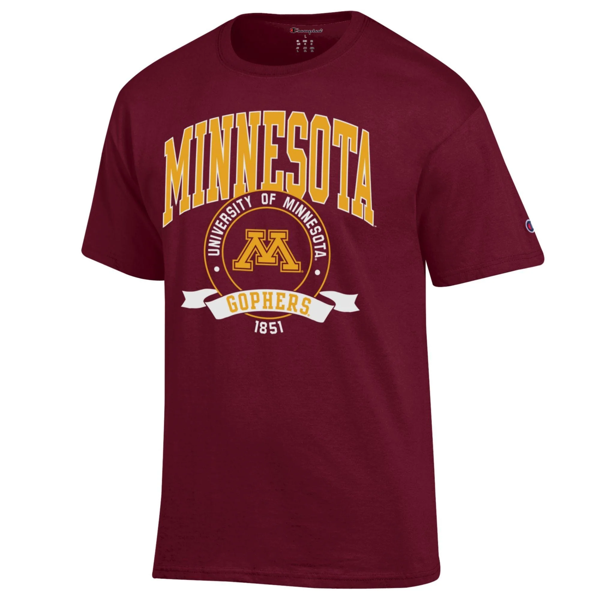 Adult Minnesota Golden Gophers Champion Maroon Power Blend T-Shirt - Men's