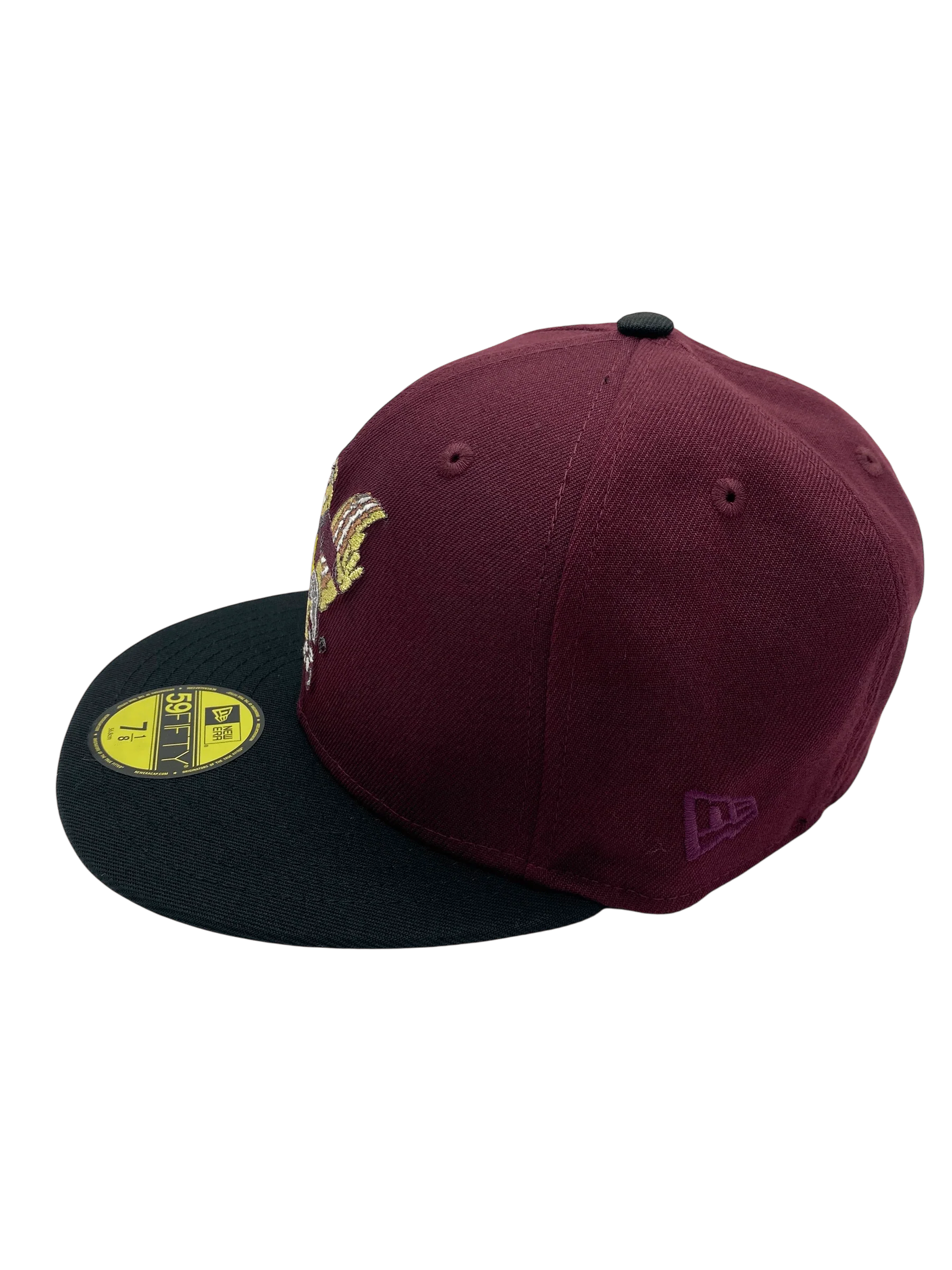 Adult Minnesota Golden Gophers New Era Maroon/Black Custom Heisman Goldy Side Patch 59FIFTY Fitted Hat - Men's - Image 6