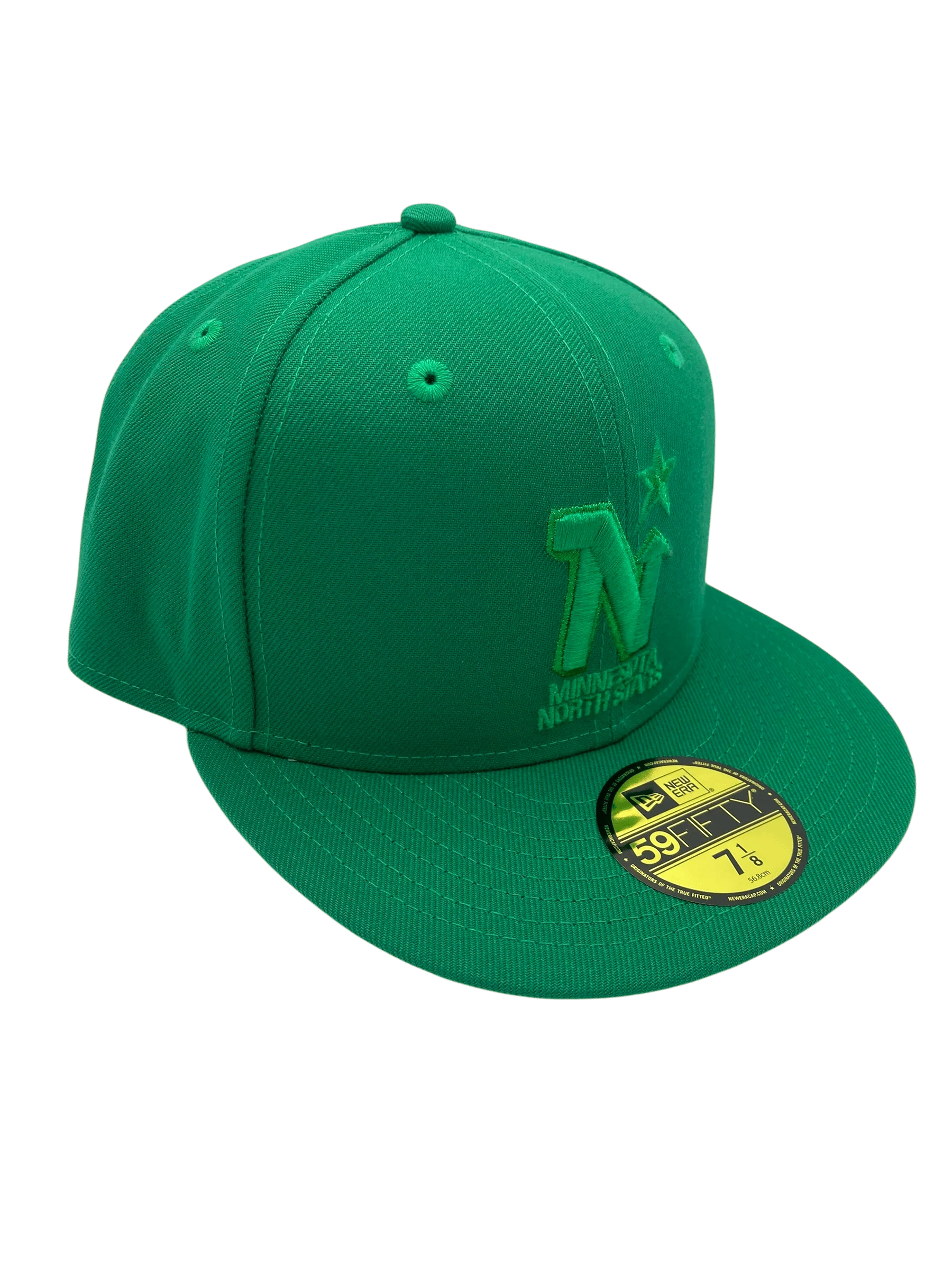 Adult Minnesota North Stars New Era Sneaky Green Custom 59FIFTY Fitted Hat - Men's - Image 4