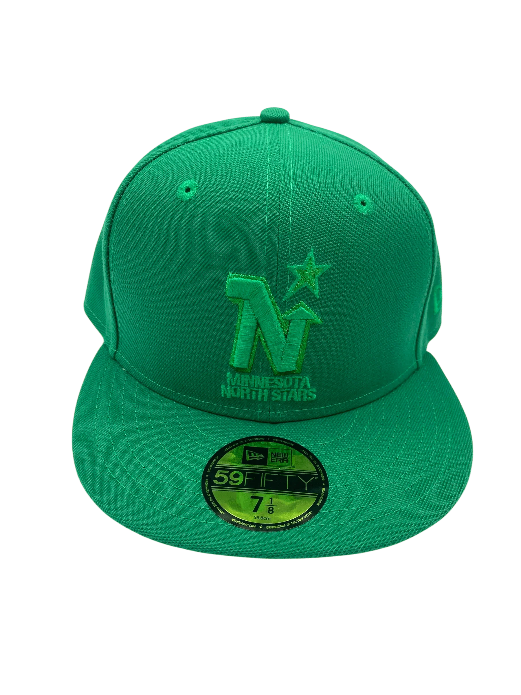 Adult Minnesota North Stars New Era Sneaky Green Custom 59FIFTY Fitted Hat - Men's - Image 5