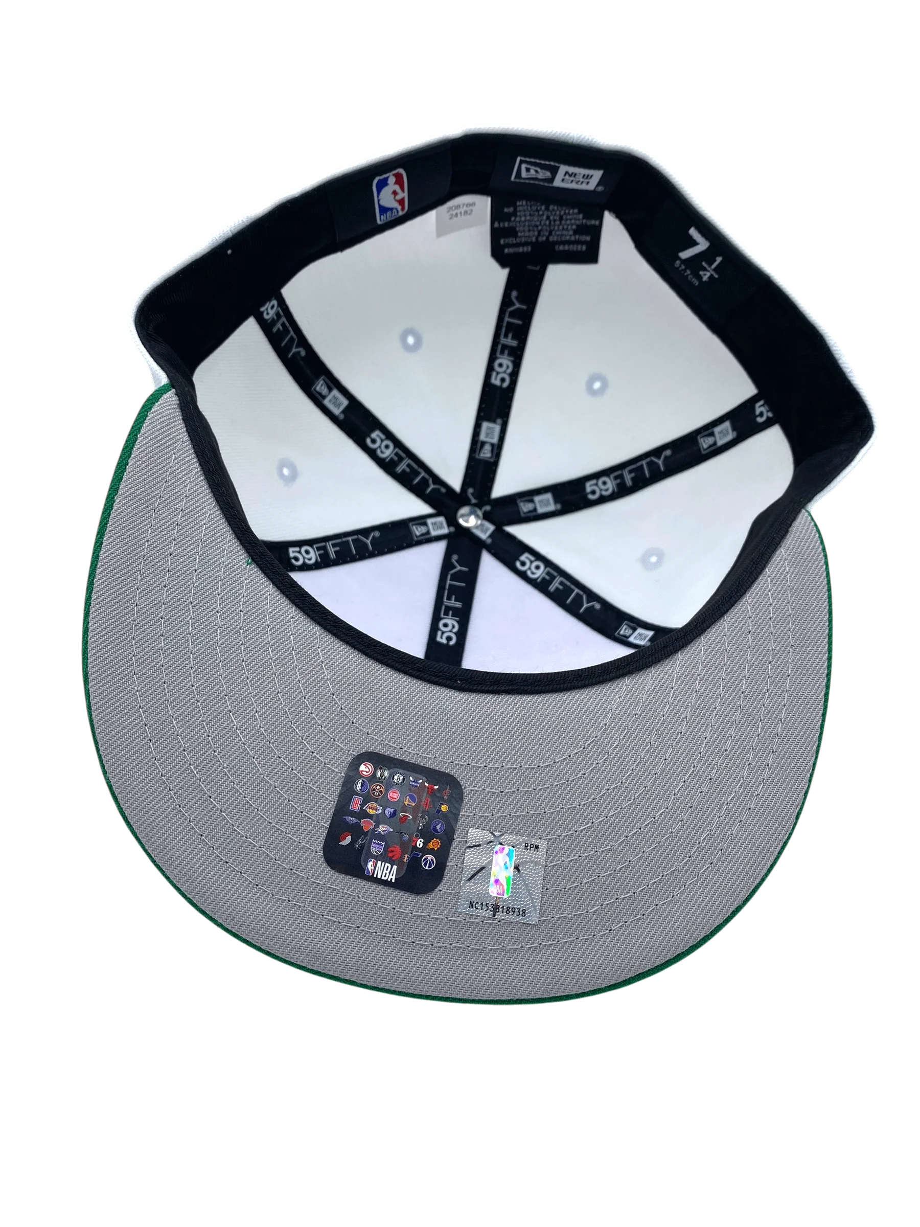 Adult Minnesota Timberwolves New Era White Custom Script 59FIFTY Fitted Hat - Men's - Image 3