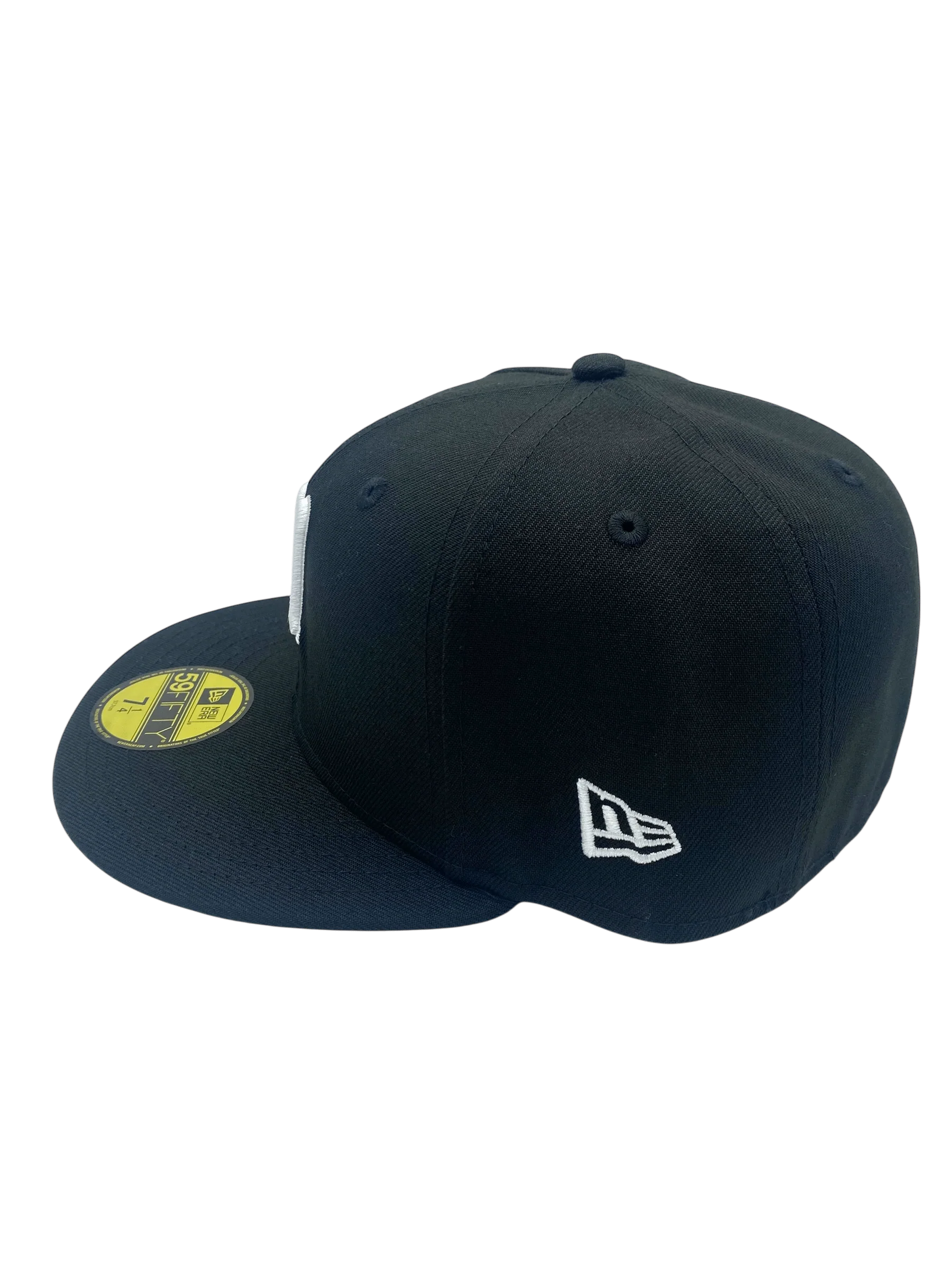 Adult Minnesota Twins New Era Black/White Basic Original M 59FIFTY Fitted Hat - Men's - Image 5