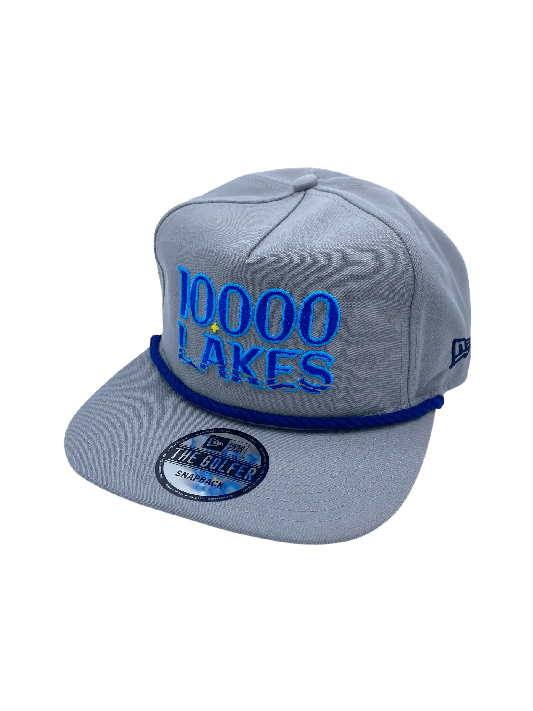 Adult Minnesota Twins New Era Gray 10,000 Lakes Golfer Adjustable Snapback Hat - Men's