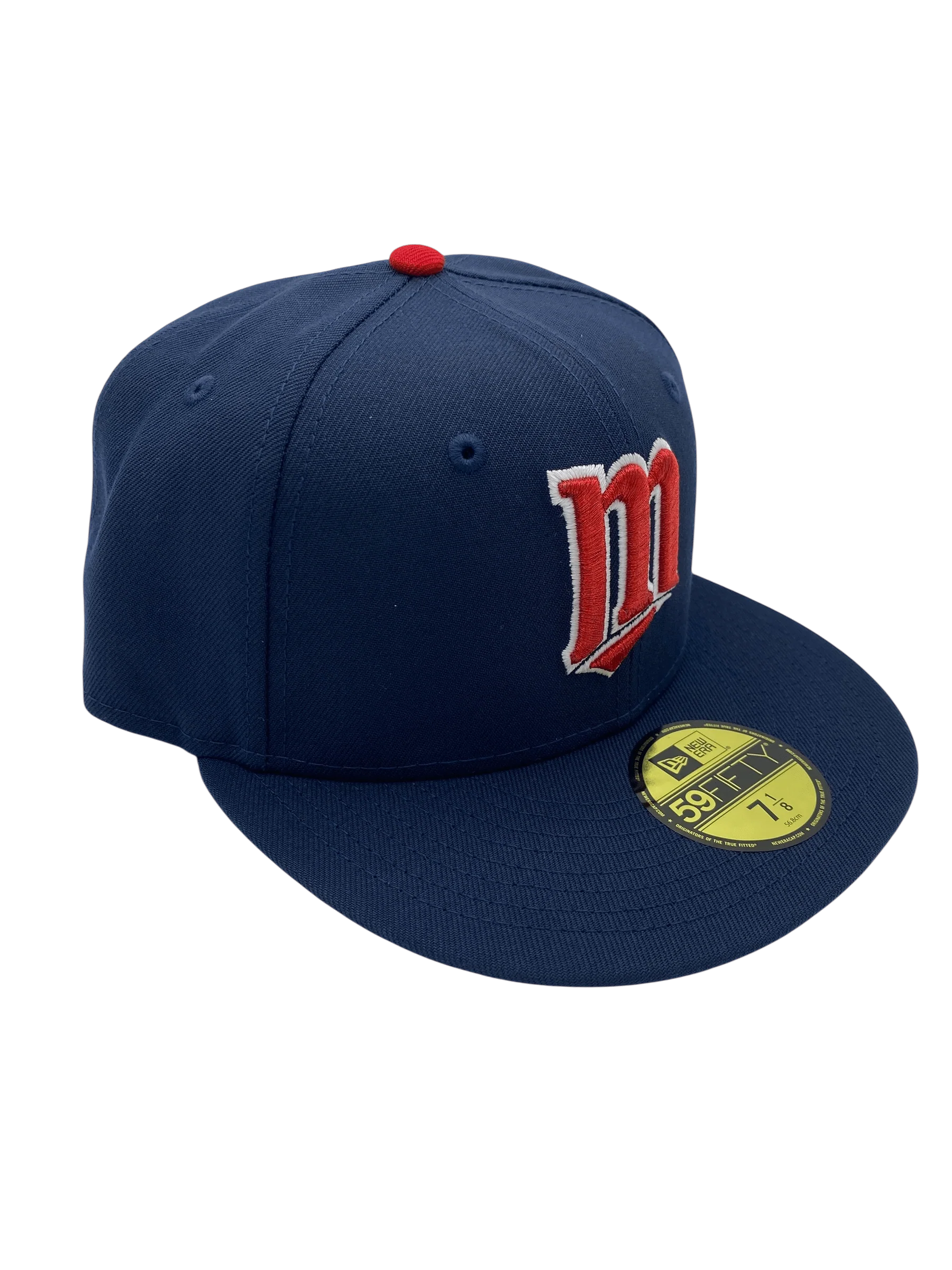 Adult Minnesota Twins New Era Navy Original Metallic M 59FIFTY Fitted Hat - Men's - Image 4