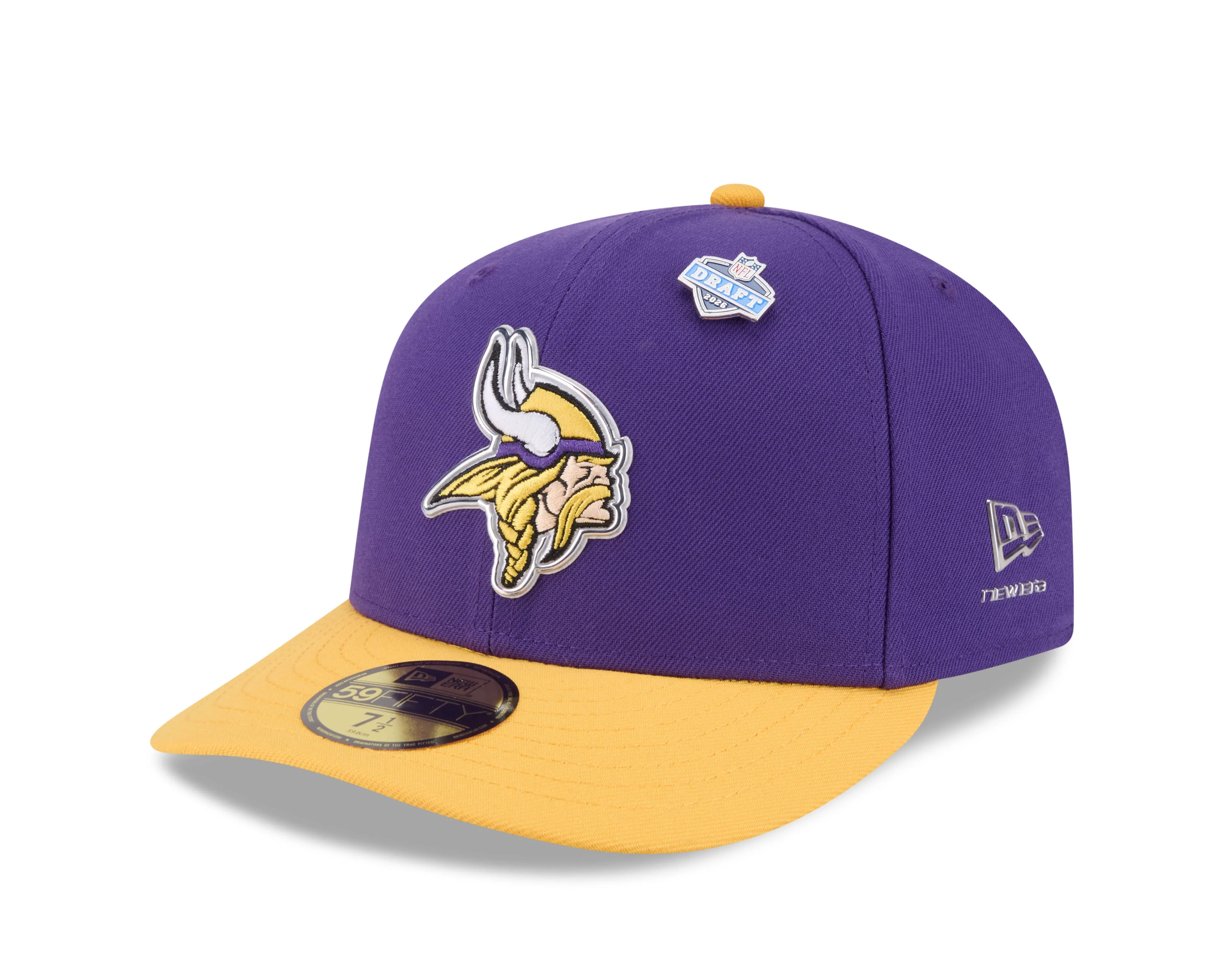 Adult Minnesota Vikings New Era Team Color 2026 NFL Draft 59FIFTY Fitted Hat - Men's