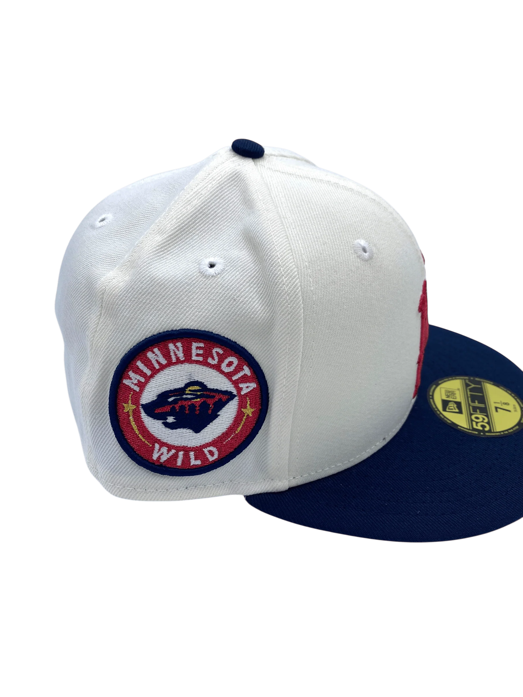 Adult Minnesota Wild New Era Chrome Wild Nights at the Ballpark 2.0 Custom Side Patch 59FIFTY Fitted Hat - Men's - Image 2