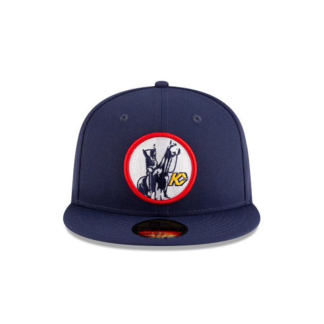 Adult Kansas City Scouts New Era Navy 59FIFTY Vintage Fitted Hat - Men's - Image 2