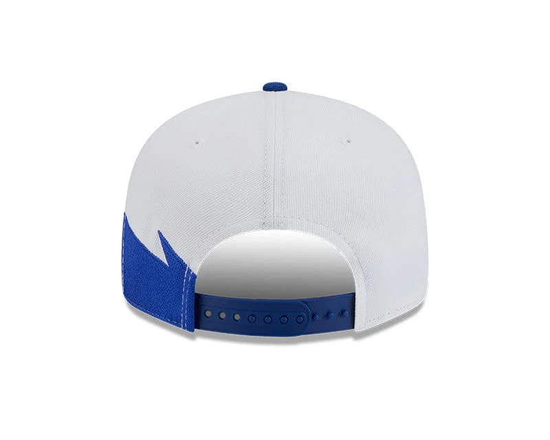 Adult New York Rangers New Era Blue NHL Jagged 9FIFTY Snapback Hat - Men's - Image 2