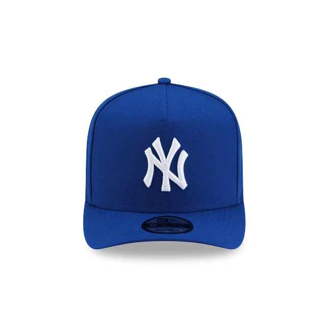 Adult New York Yankees New Era Blue A-Frame 9FIFTY Adjustable Snapback Hat - Men's - Image 2