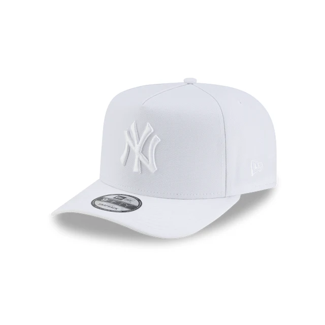 Adult New York Yankees New Era White A-Frame 9FIFTY Adjustable Snapback Hat - Men's