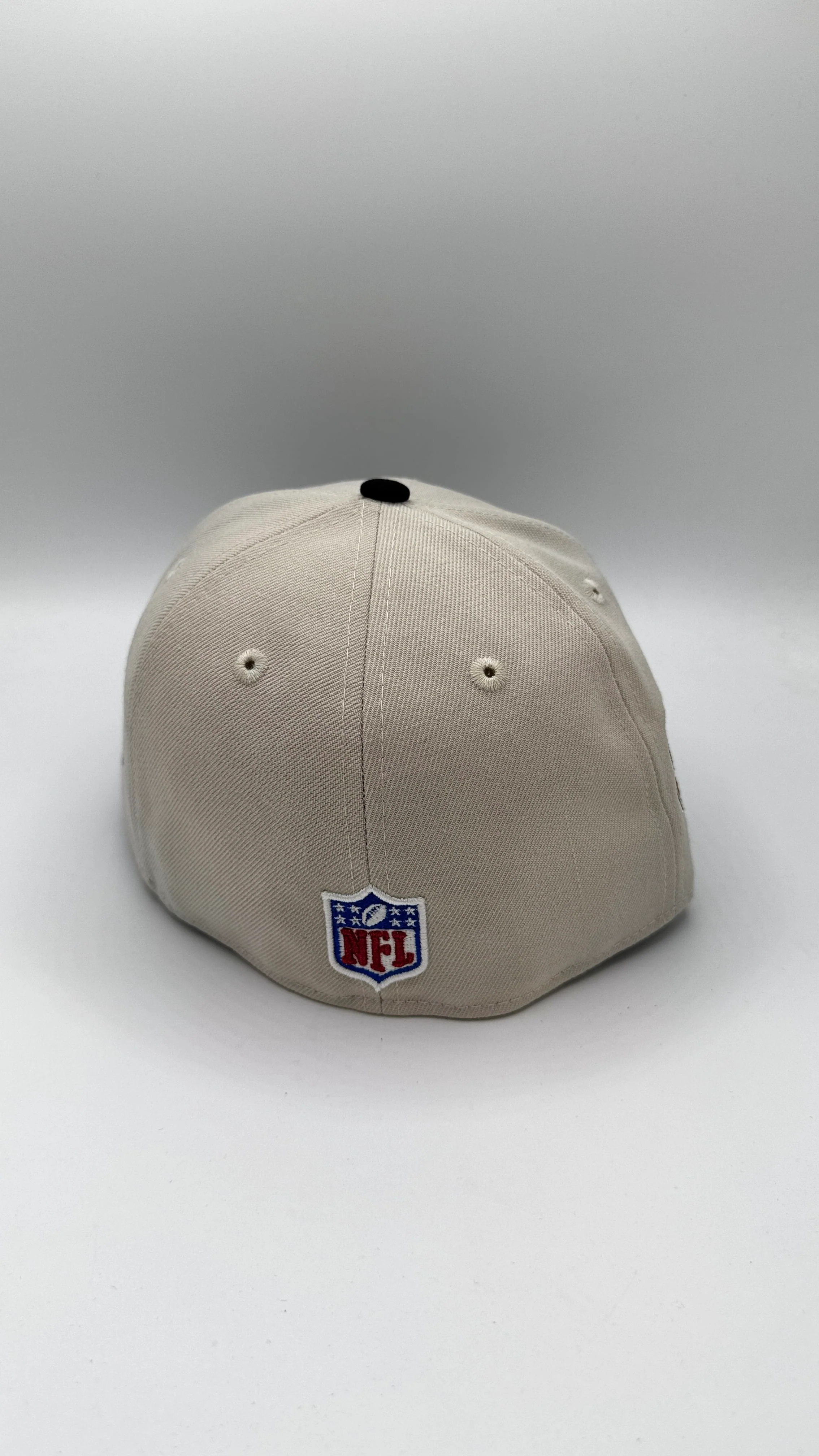 Adult Oakland Raiders New Era Black ROSE BOWL RAIDERS Custom Side Patch 59FIFTY Fitted Hat - Men's - Image 4