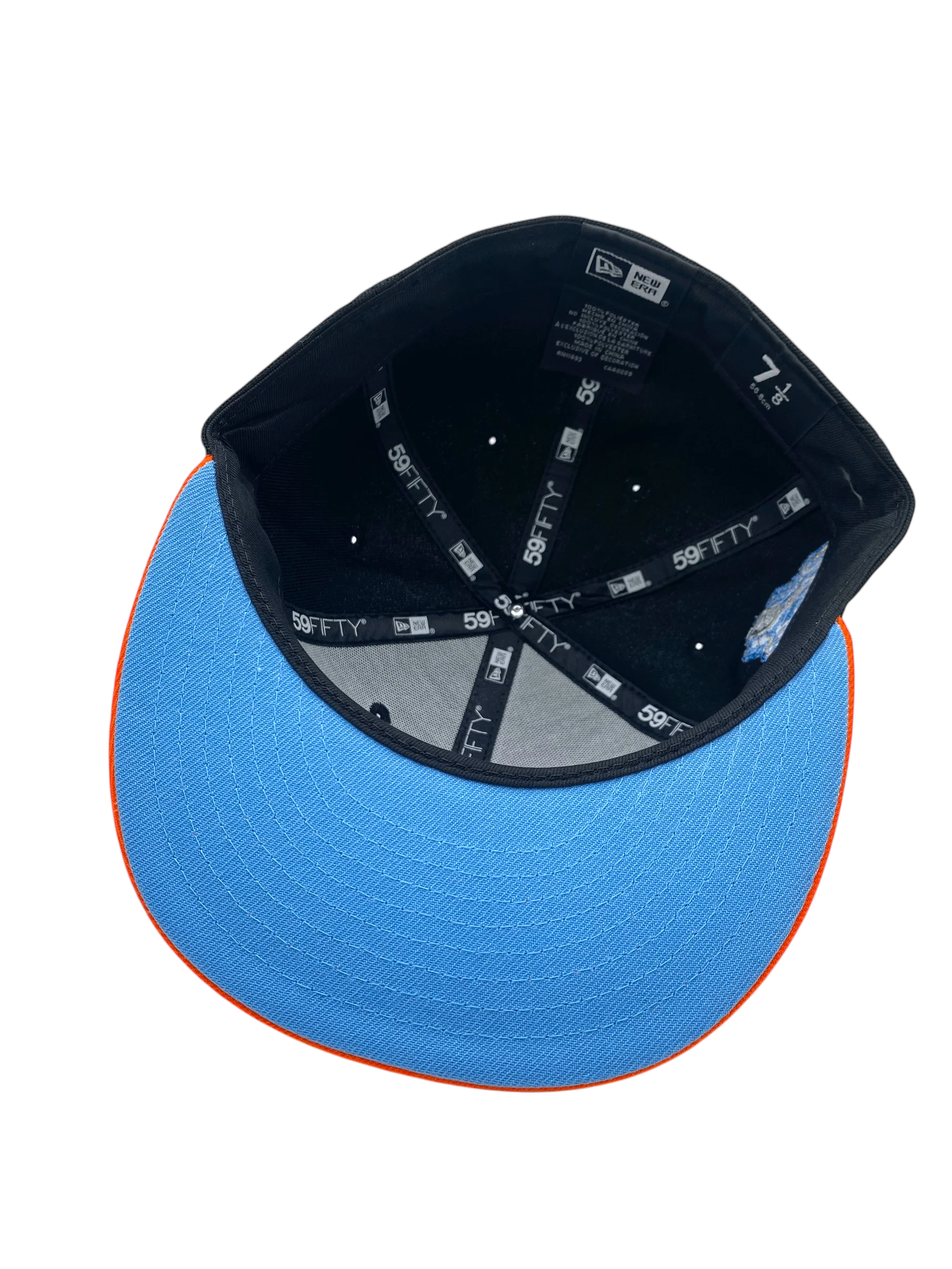 Adult Philadelphia Flyers New Era Black Icy Classic Custom Side Patch 59FIFTY Fitted Hat - Men's - Image 2