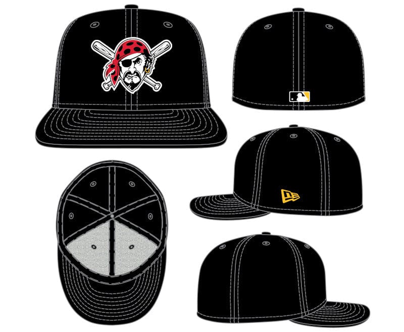 Adult Pittsburgh Pirates New Era Black 2025 Spring Training 59FIFTY Fitted Hat - Men's - Image 6