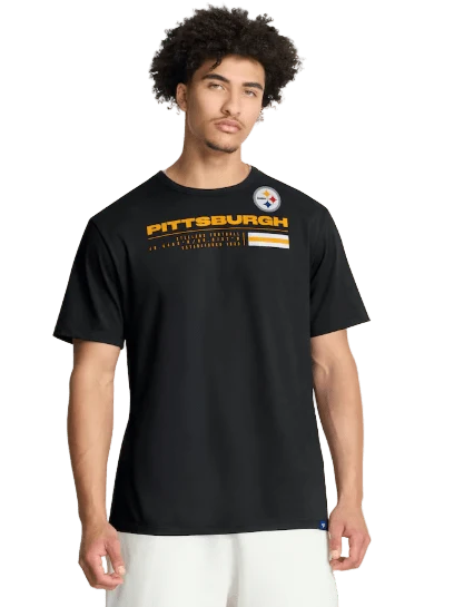 Adult Pittsburgh Steelers Fanatics Black Chop Block Legacy T-Shirt - Men's