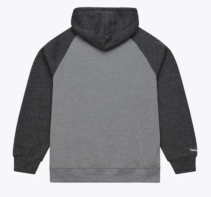 Adult Pittsburgh Steelers Mitchell & Ness Gray Winning Streak Fleece Hooded Sweatshirt - Men's - Image 2