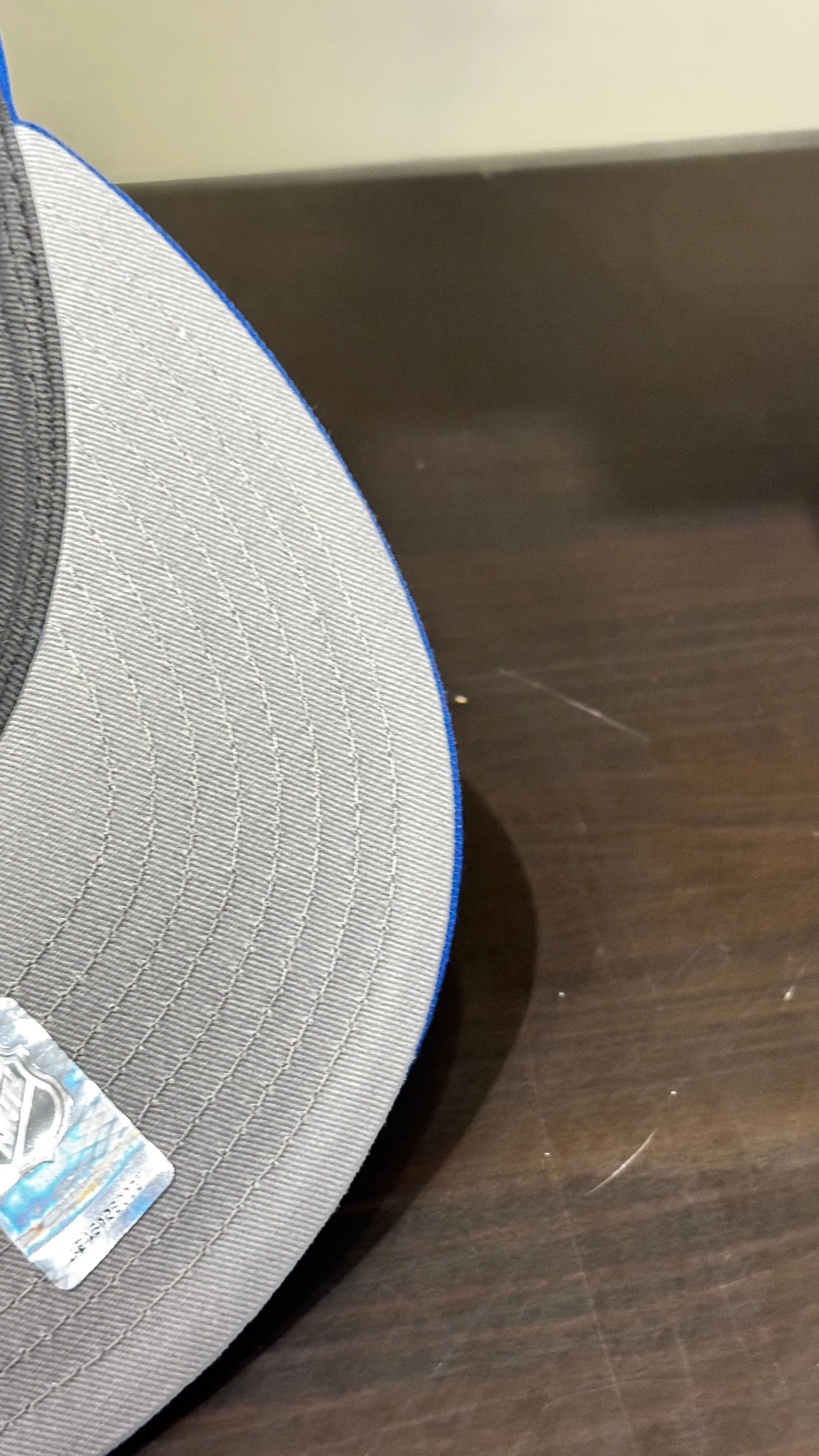 Adult Quebec Nordiques New Era Blue Custom Side Patch 59FIFTY Fitted Hat - Men's - Image 5