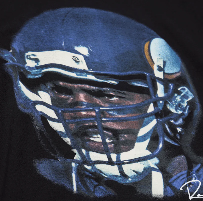 Adult Randy Moss Minnesota Vikings Mitchell & Ness Black Real NFL Big Face T-Shirt - Men's - Image 3