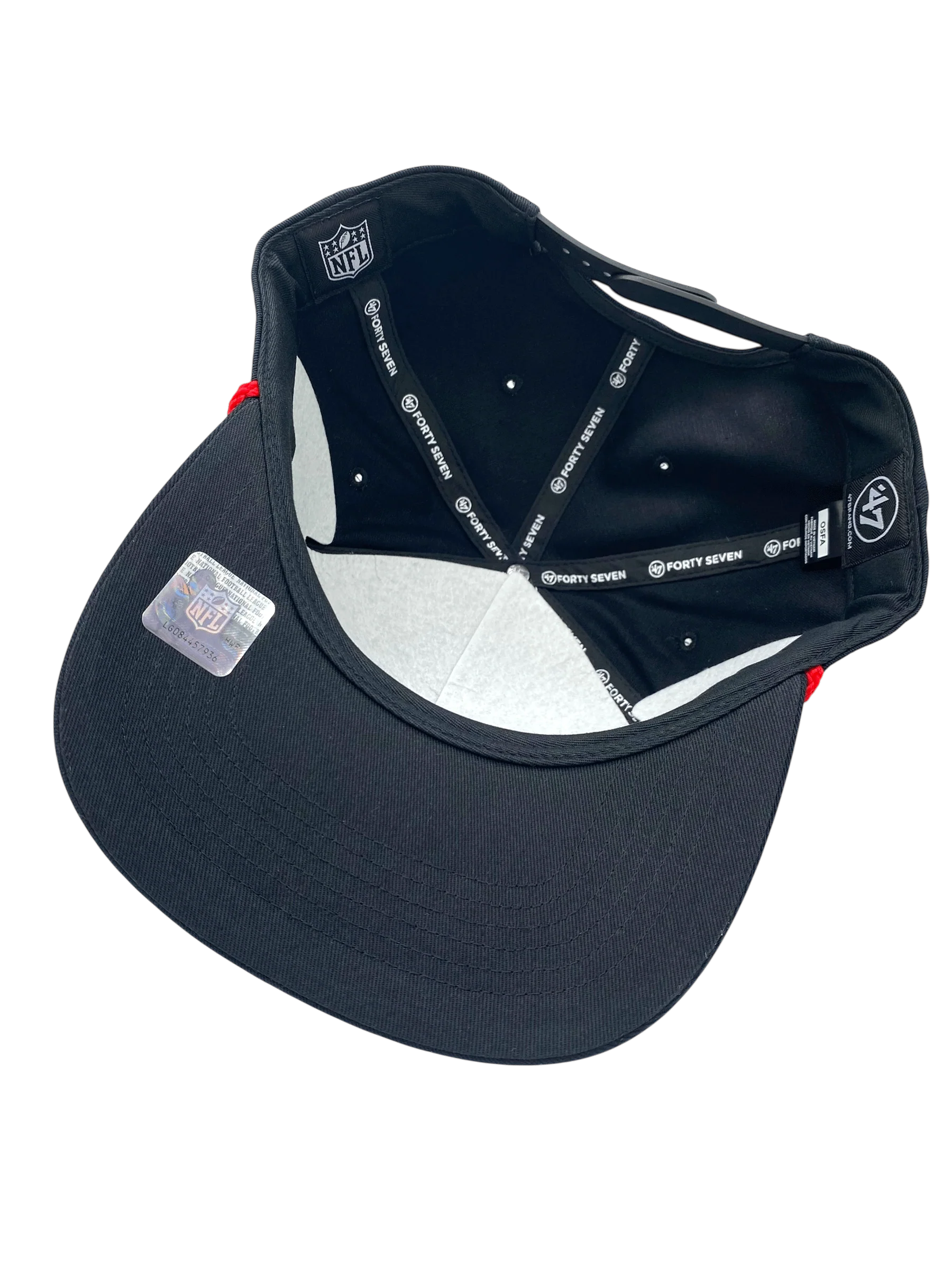 Adult San Francisco 49ers '47 Black Team Logo Rope Hitch Adjustable Snapback Hat - Men's - Image 2