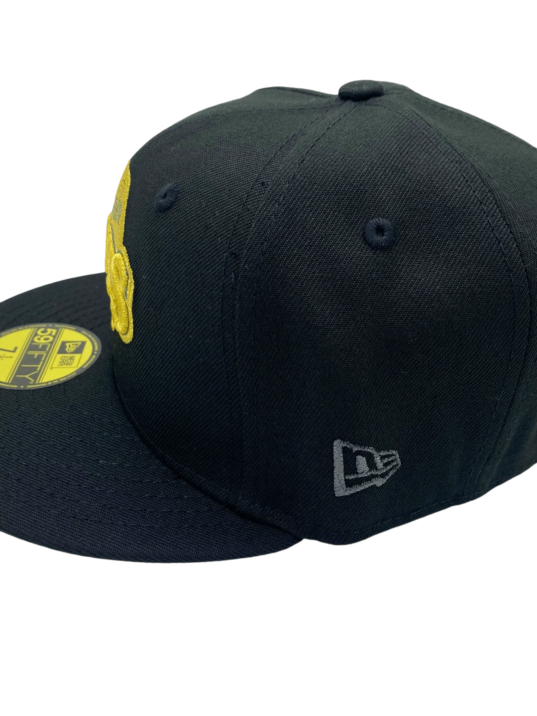 Adult San Francisco Giants New Era Black Remastered Custom Side Patch 59FIFTY Fitted Hat - Men's - Image 6