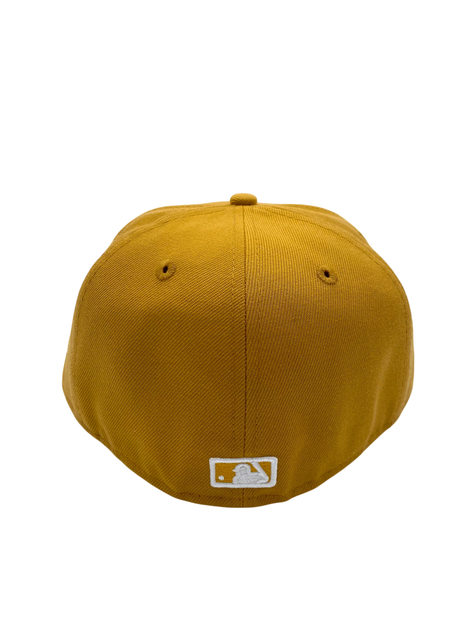 Adult Texas Rangers New Era Tan/White Basic 59FIFTY Fitted Hat - Men's - Image 5