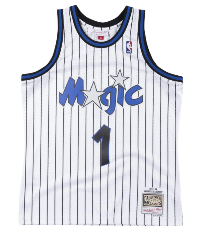 Adult Anfernee "Penny" Hardaway Orlando Magic Mitchell & Ness White Throwback Swingman Jersey - Men's