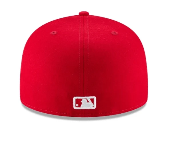 Adult Atlanta Braves New Era Red and White Collection 59FIFTY Fitted Hat - Men's - Image 4