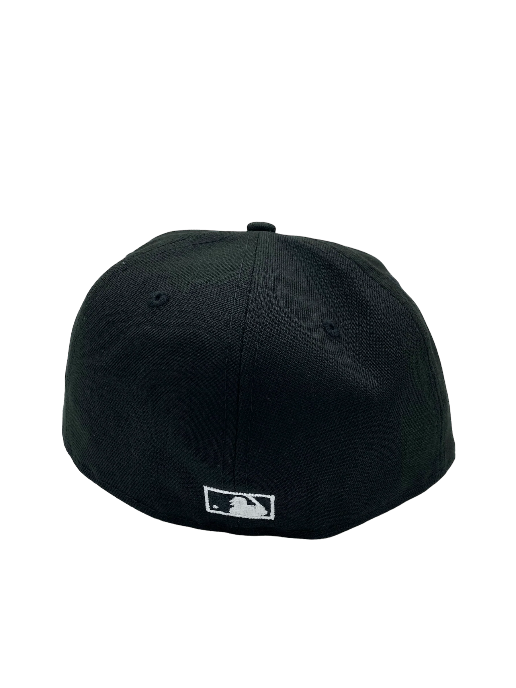 Adult Chicago White Sox New Era Black/White Scripts 59FIFTY Fitted Hat - Men's - Image 3
